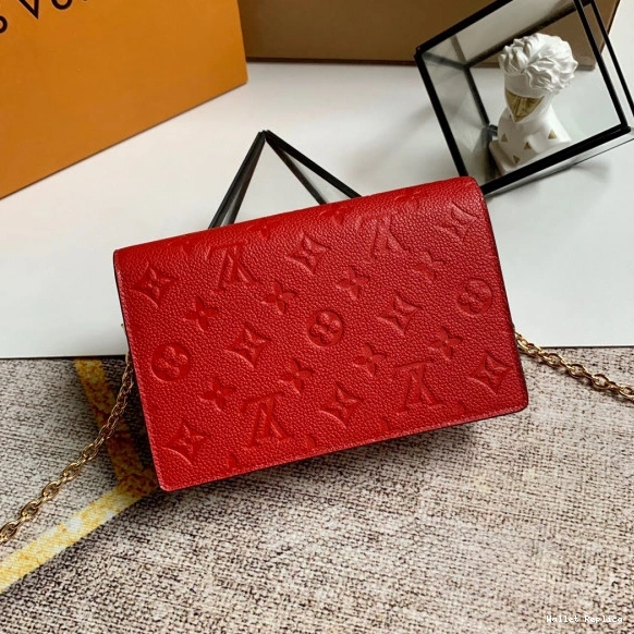 Cheap VUITTON VAVIN CHAIN LOUIS WALLET 0711